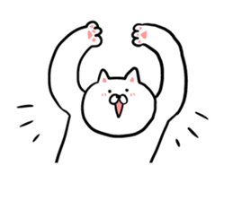 Reaction of the cat sticker #9705809