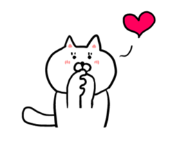 Reaction of the cat sticker #9705821