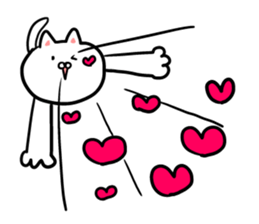 Reaction of the cat sticker #9705823