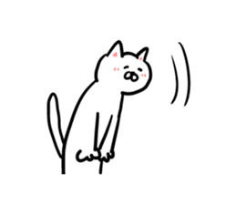 Reaction of the cat sticker #9705824