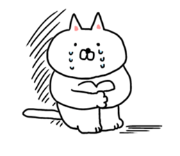 Reaction of the cat sticker #9705829