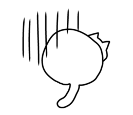 Reaction of the cat sticker #9705830