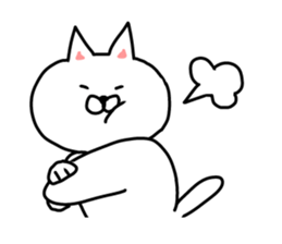 Reaction of the cat sticker #9705837