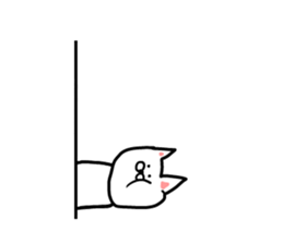 Reaction of the cat sticker #9705839