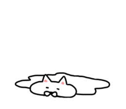 Reaction of the cat sticker #9705840