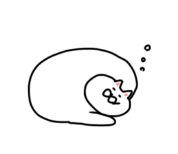 Reaction of the cat sticker #9705843