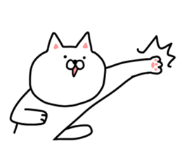 Reaction of the cat sticker #9705846