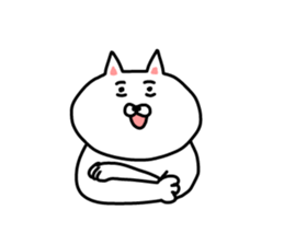 Reaction of the cat sticker #9705847