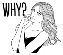 3 Letters Girls sticker #9705874