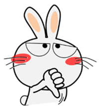 Cute Rabbit Everyday 2nd sticker #9705895