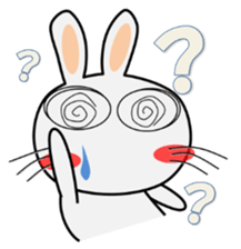 Cute Rabbit Everyday 2nd sticker #9705920