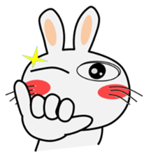 Cute Rabbit Everyday 2nd sticker #9705921
