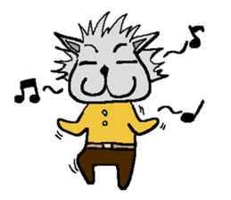 I, I'm a wolf. sticker #9707297