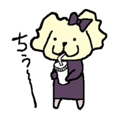 I, I'm a wolf. sticker #9707303