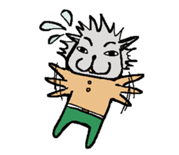 I, I'm a wolf. sticker #9707316