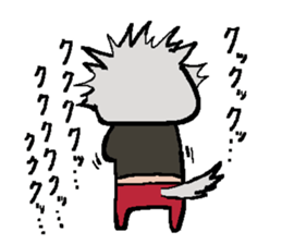 I, I'm a wolf. sticker #9707319