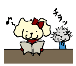 I, I'm a wolf. sticker #9707320