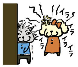 I, I'm a wolf. sticker #9707322