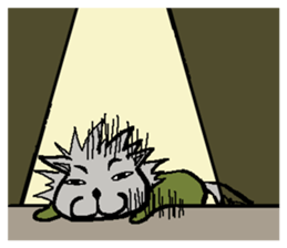 I, I'm a wolf. sticker #9707323