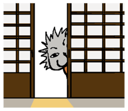 I, I'm a wolf. sticker #9707327