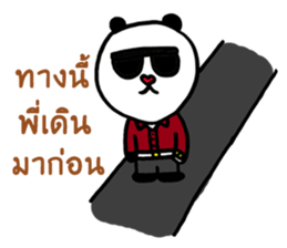 Thug Panda Life sticker #9707420
