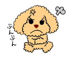 Toy Poodle Sakura sticker #9707970