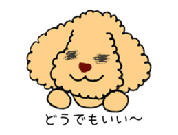Toy Poodle Sakura sticker #9707974