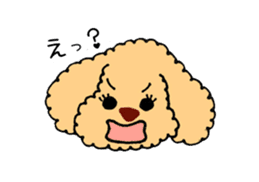 Toy Poodle Sakura sticker #9707975