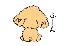 Toy Poodle Sakura sticker #9707979