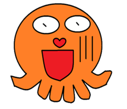 Small octopus sticker #9708211
