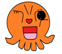 Small octopus sticker #9708215