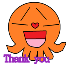 Small octopus sticker #9708216