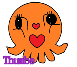 Small octopus sticker #9708218