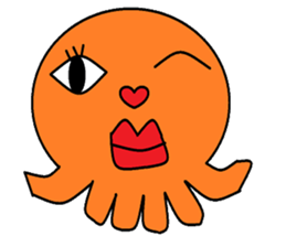 Small octopus sticker #9708221