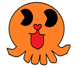 Small octopus sticker #9708231