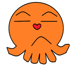 Small octopus sticker #9708240