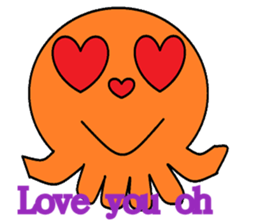 Small octopus sticker #9708244