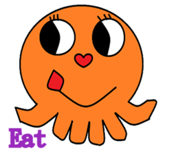 Small octopus sticker #9708245