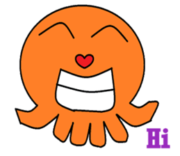 Small octopus sticker #9708246