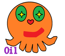Small octopus sticker #9708247
