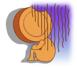 Red Bean Cake Boy in Chinese New Year sticker #9708304