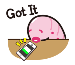 Pinkworm (English) sticker #9708416