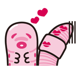Pinkworm (English) sticker #9708427