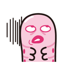 Pinkworm (English) sticker #9708430