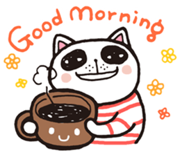 Frank stripe cat sticker #9708468