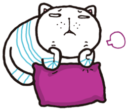 Frank stripe cat sticker #9708473