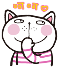 Frank stripe cat sticker #9708482
