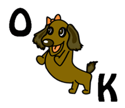 Cute dog Sticker Bamboo sticker #9709370