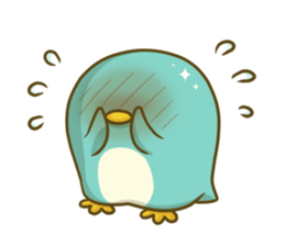 Over Reaction Penguin2 sticker #9709572