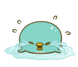 Over Reaction Penguin2 sticker #9709573